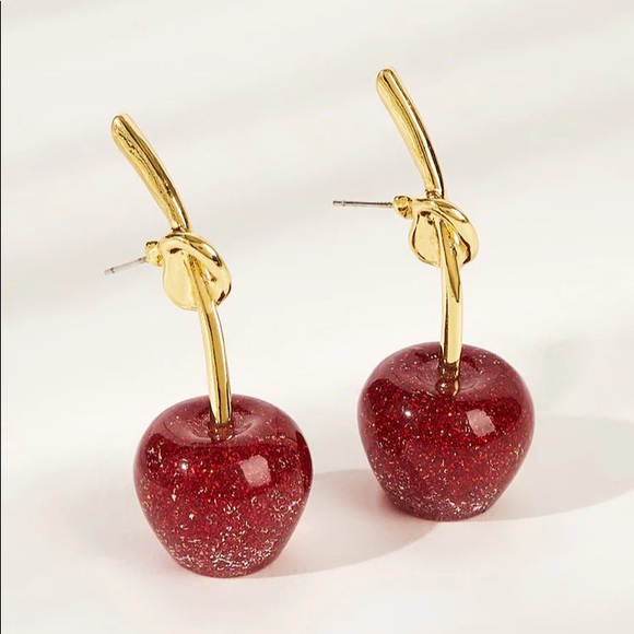 Jewelry - Shimmering Cherry Earrings Stud